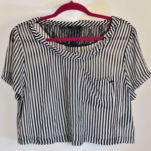 Guess Sheer Crop Top (Medium)